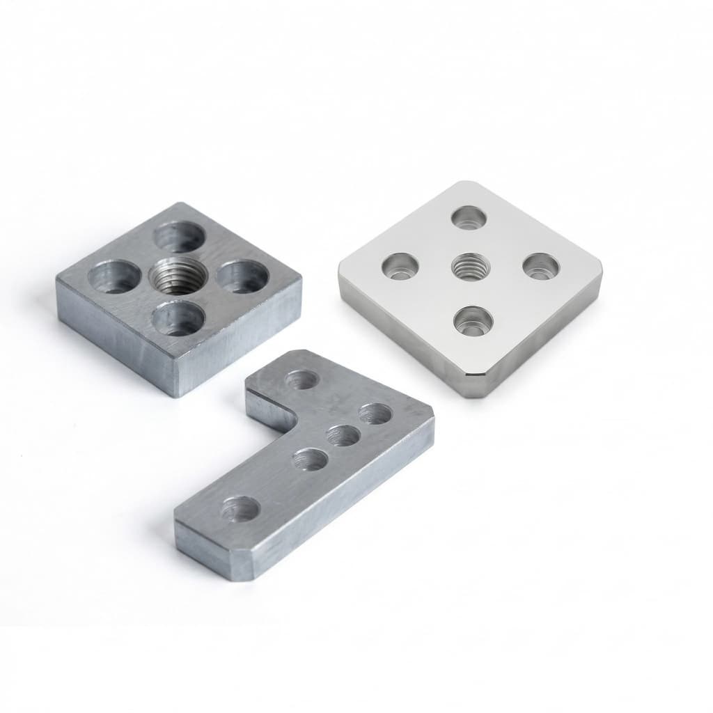 Grundplatten für Nivellierfüße und Ringschrauben