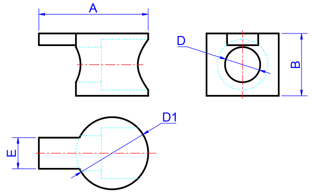 Anchor Fastener Cams Dimension Reference