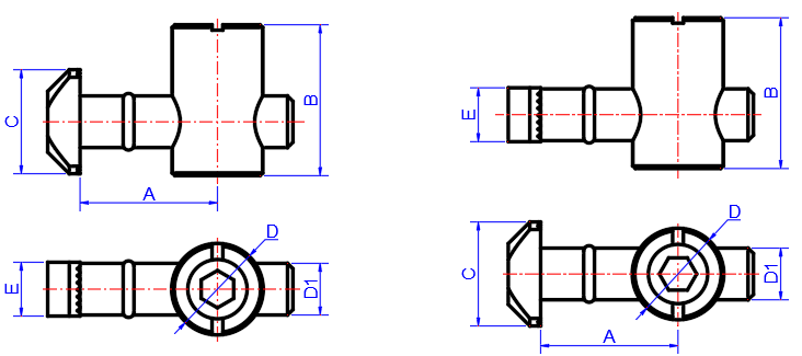 Central Connectors Dimension Reference