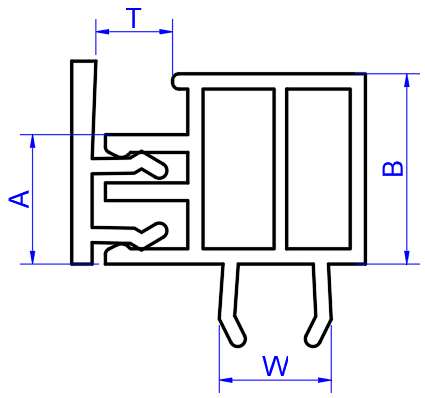 Combined Seal Strips Dimensions