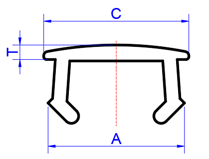 Flat Slot Cover Strips Dimensions