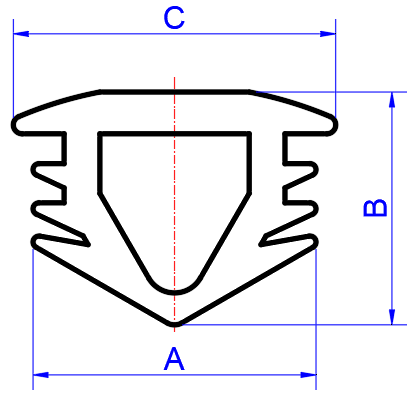 Sealing Strips Dimensions