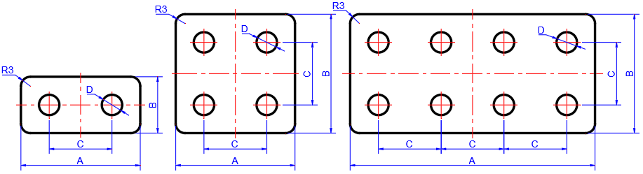 Shape Y Dimension Reference