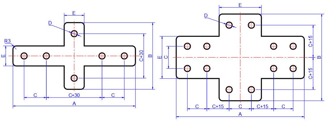 Shape X Dimension Reference